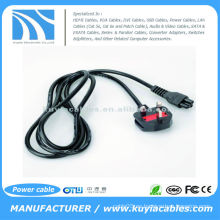 3-Prong AC UK Cable de alimentación 220v